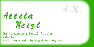 attila meizl business card